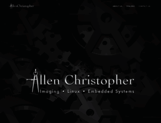 allenchristopher.com screenshot