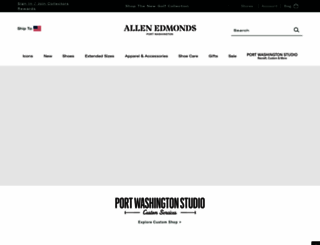 allenedmonds.com screenshot