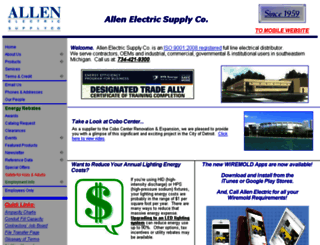 allenelectric.com screenshot