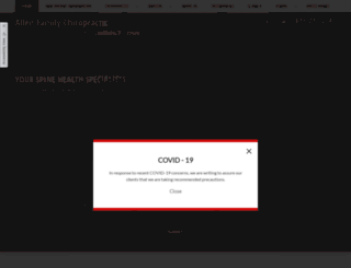 allenfamilychiro.net screenshot