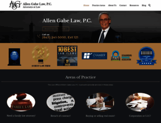 allengabelaw.com screenshot