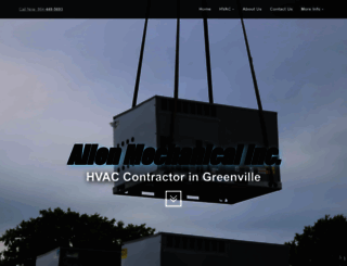 allenmechanical.com screenshot