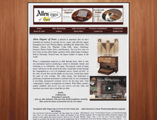 allenorgansofiowa.com screenshot