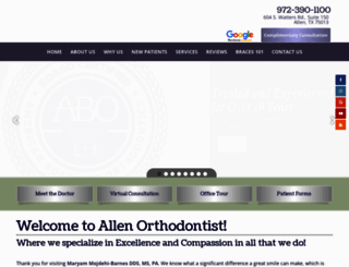 allenorthodontist.com screenshot