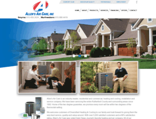 allensaircare.com screenshot