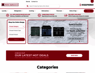 allentonappliances.com screenshot