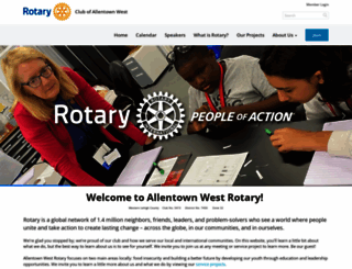 allentownwestrotary.org screenshot