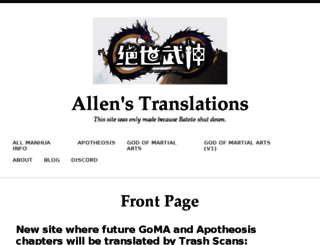 allentranslation.wordpress.com screenshot