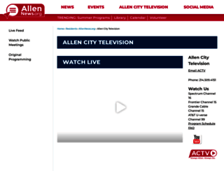 allentv.org screenshot