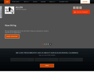 allenvethosp.com screenshot