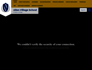 allenvillageschool.com screenshot