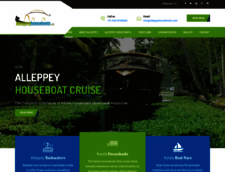 alleppeyboathouse.com screenshot