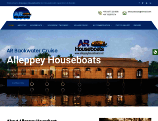 alleppeyhouseboats.net screenshot