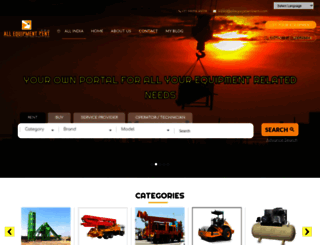 allequipmentrent.com screenshot