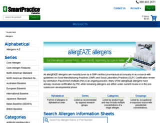 allergeaze.com screenshot