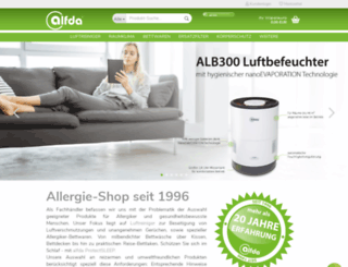 allergiker-shop-alfda.de screenshot