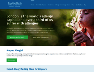 allergy-clinic.co.uk screenshot