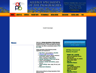 allergy-specialists.com screenshot