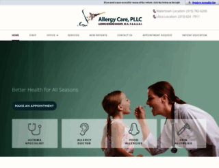allergycarepllc.com screenshot