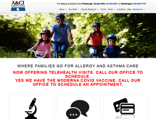 allergyclinical.com screenshot