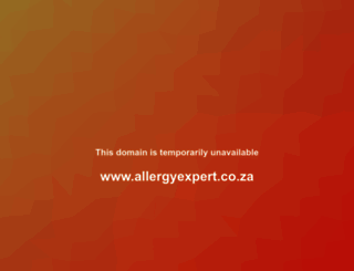 allergyexpert.co.za screenshot
