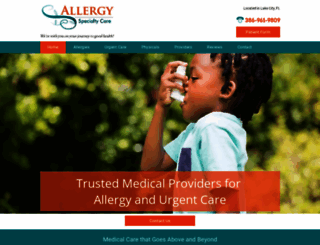 allergylakecityflorida.com screenshot