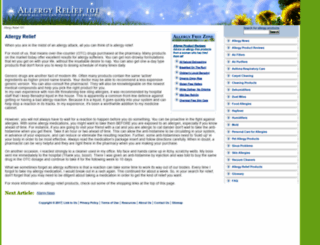 allergyrelief101.com screenshot