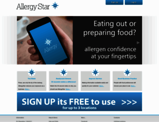 allergystar.co.uk screenshot