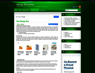allergytestcenter.co.uk screenshot