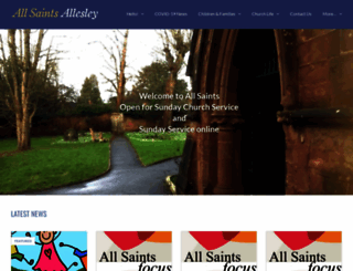 allesley-church.org.uk screenshot