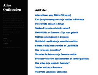 allesonthouden.nl screenshot