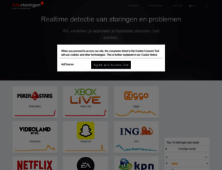 allestoringen.nl screenshot