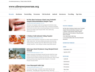 alleureeyeserum.org screenshot