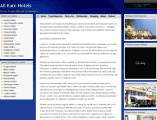 alleurohotels.com screenshot