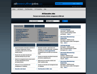allexecutivejobs.com screenshot