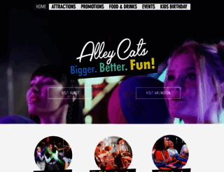 alleycatsbowl.com screenshot