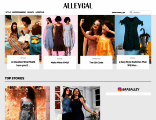 alleygal.com screenshot