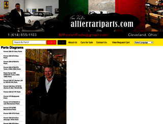 allferrariparts.com screenshot