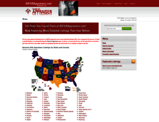 allfhaappraisers.com screenshot