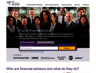 allfinancialadvisors.com screenshot
