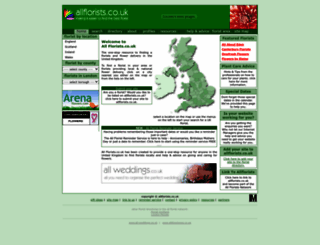 allflorists.co.uk screenshot