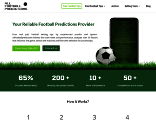 allfootballpredictions.com screenshot