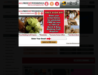 allfreediyweddings.com screenshot