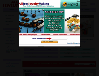 allfreejewelrymaking.com screenshot