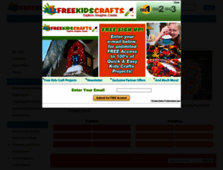 allfreekidscrafts.com screenshot