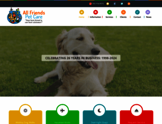 allfriendspetcare.com screenshot