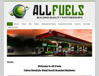 allfuels.co.za screenshot
