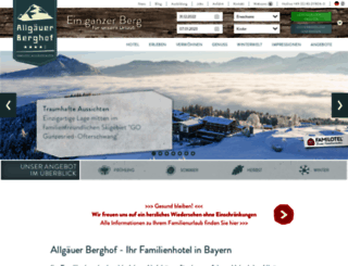 allgaeuer-berghof.de screenshot