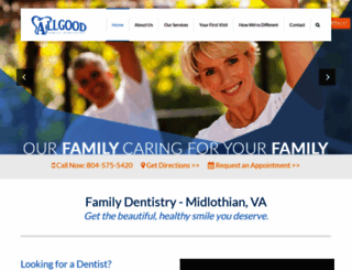 allgoodfamilydental.com screenshot