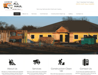 allhaulllc.com screenshot